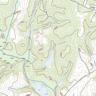 United States Geological Survey Oak Level, VA (2022, 24000-Scale) digital map