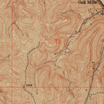 United States Geological Survey Oak Mills, KS-MO (1951, 24000-Scale) digital map