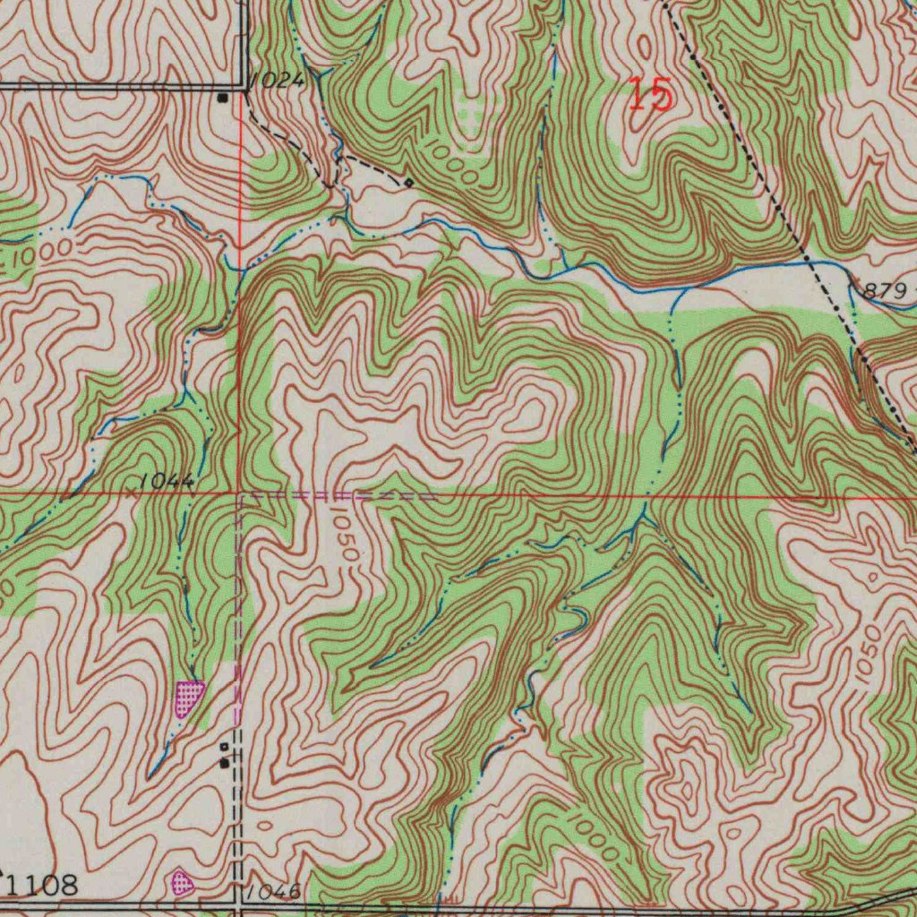 Oak Mills, KS-MO (1961, 24000-Scale) Map by United States Geological ...