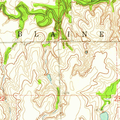 United States Geological Survey Oak, NE (1960, 24000-Scale) digital map