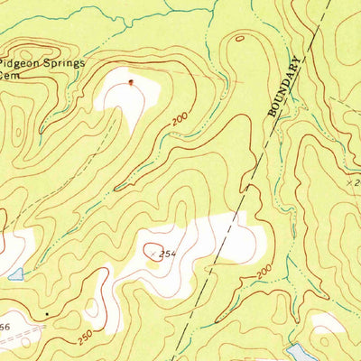 United States Geological Survey Oak Park SW, GA (1970, 24000-Scale) digital map