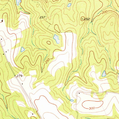 United States Geological Survey Oak Park SW, GA (1970, 24000-Scale) digital map