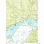 United States Geological Survey Oak Point, WA-OR (1985, 24000-Scale) digital map