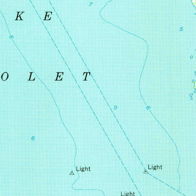 United States Geological Survey Oak Ridge, MI (1951, 24000-Scale) digital map