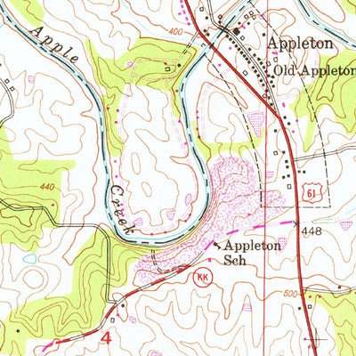 United States Geological Survey Oak Ridge, MO (1947, 24000-Scale) digital map