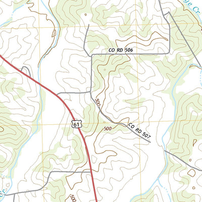 United States Geological Survey Oak Ridge, MO (2021, 24000-Scale) digital map