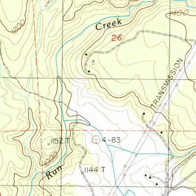 United States Geological Survey Oak Run, CA (1985, 24000-Scale) digital map