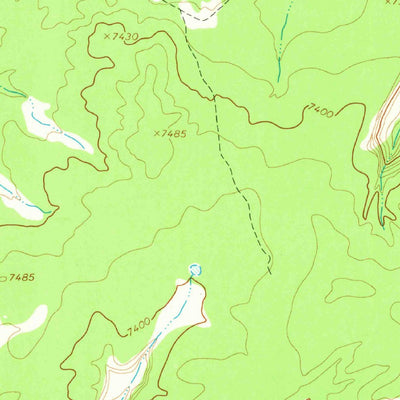 United States Geological Survey Oak Spring, NM (1963, 24000-Scale) digital map
