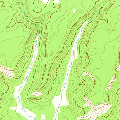 United States Geological Survey Oak Spring, NM (1963, 24000-Scale) digital map