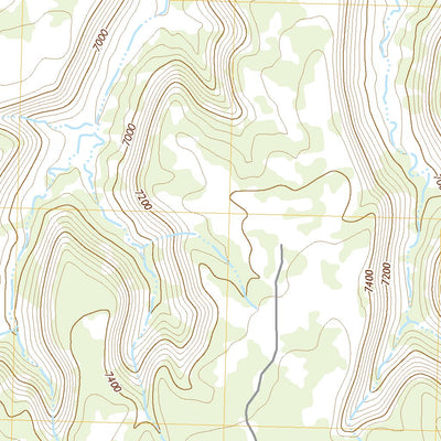 United States Geological Survey Oak Spring, NM (2020, 24000-Scale) digital map