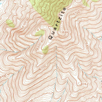United States Geological Survey Oak Spring, NV (1960, 24000-Scale) digital map