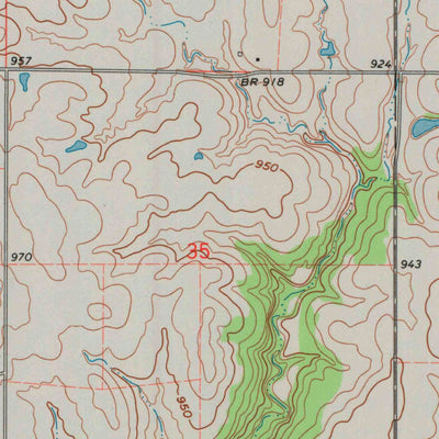 United States Geological Survey Oak Valley, KS (1962, 24000-Scale) digital map