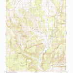 United States Geological Survey Oakbrush Hill, CO (1984, 24000-Scale) digital map