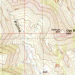 United States Geological Survey Oakbrush Hill, CO (1984, 24000-Scale) digital map