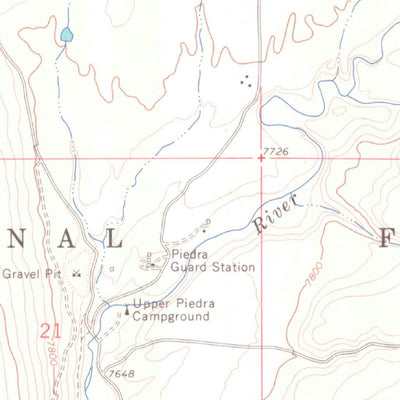 United States Geological Survey Oakbrush Ridge, CO (1964, 24000-Scale) digital map