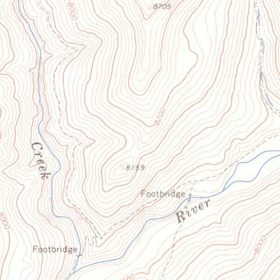 United States Geological Survey Oakbrush Ridge, CO (1964, 24000-Scale) digital map