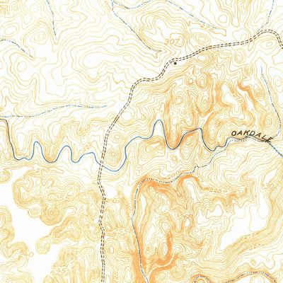 United States Geological Survey Oakdale, CA (1915, 31680-Scale) digital map