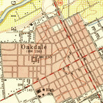 United States Geological Survey Oakdale, CA (1953, 24000-Scale) digital map