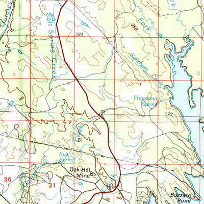 United States Geological Survey Oakdale, CA (1994, 100000-Scale) digital map