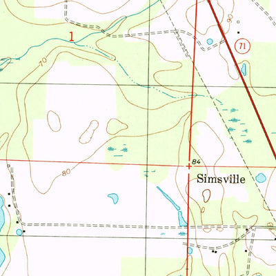 United States Geological Survey Oakdale, FL (1994, 24000-Scale) digital map