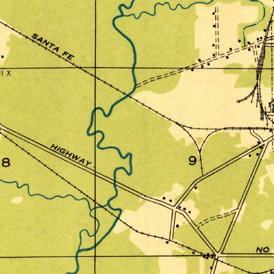 United States Geological Survey Oakdale, LA (1935, 31680-Scale) digital map