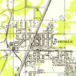 United States Geological Survey Oakdale, LA (1955, 31680-Scale) digital map