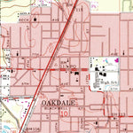 United States Geological Survey Oakdale, LA (1968, 24000-Scale) digital map