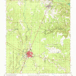 United States Geological Survey Oakdale, LA (1968, 62500-Scale) digital map