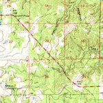 United States Geological Survey Oakdale, LA (1968, 62500-Scale) digital map