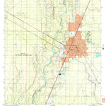United States Geological Survey Oakdale, LA (1998, 24000-Scale) digital map