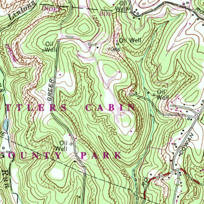 United States Geological Survey Oakdale, PA (1960, 24000-Scale) digital map