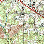 United States Geological Survey Oakdale, PA (1993, 24000-Scale) digital map