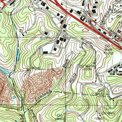 United States Geological Survey Oakdale, PA (1993, 24000-Scale) digital map