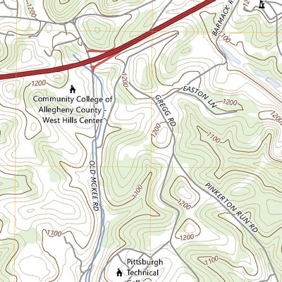 United States Geological Survey Oakdale, PA (2023, 24000-Scale) digital map