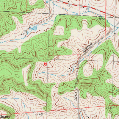 United States Geological Survey Oakdale, WI (1983, 24000-Scale) digital map