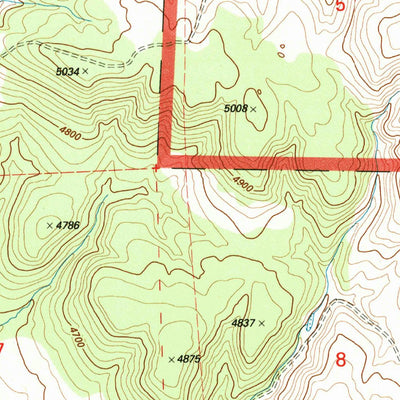 United States Geological Survey Oakerman Lakes, OR (1992, 24000-Scale) digital map