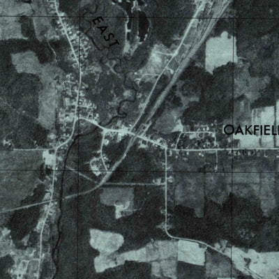 United States Geological Survey Oakfield, ME (1975, 24000-Scale) digital map