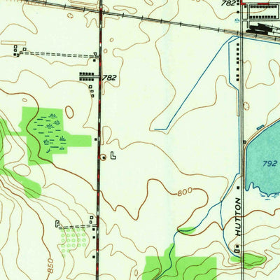 United States Geological Survey Oakfield, NY (1950, 24000-Scale) digital map