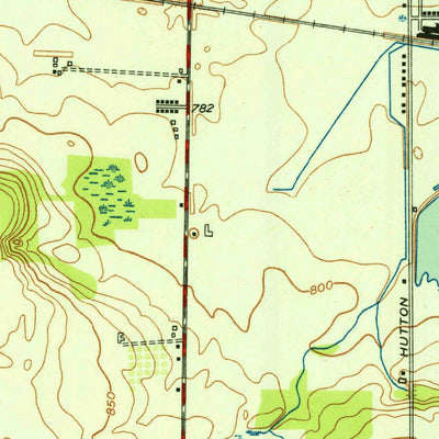 United States Geological Survey Oakfield, NY (1952, 24000-Scale) digital map