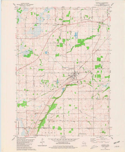 United States Geological Survey Oakfield, WI (1980, 24000-Scale) digital map