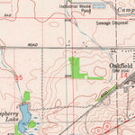United States Geological Survey Oakfield, WI (1980, 24000-Scale) digital map