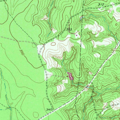 United States Geological Survey Oakhurst, TX (1961, 24000-Scale) digital map