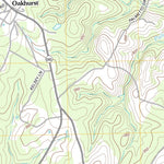 United States Geological Survey Oakhurst, TX (2013, 24000-Scale) digital map
