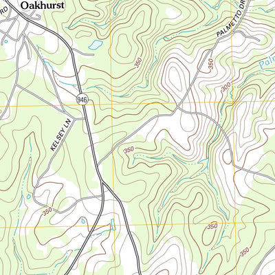 United States Geological Survey Oakhurst, TX (2013, 24000-Scale) digital map