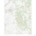 United States Geological Survey Oakland City, IN (2022, 24000-Scale) digital map