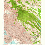 United States Geological Survey Oakland East, CA (1947, 24000-Scale) digital map