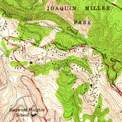 United States Geological Survey Oakland East, CA (1947, 24000-Scale) digital map