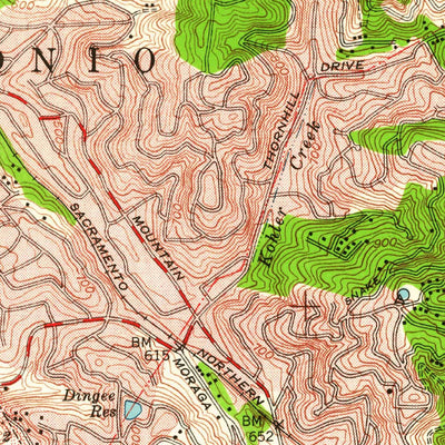 United States Geological Survey Oakland East, CA (1947, 24000-Scale) digital map