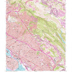 United States Geological Survey Oakland East, CA (1959, 24000-Scale) digital map