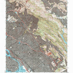 United States Geological Survey Oakland East, CA (1997, 24000-Scale) digital map